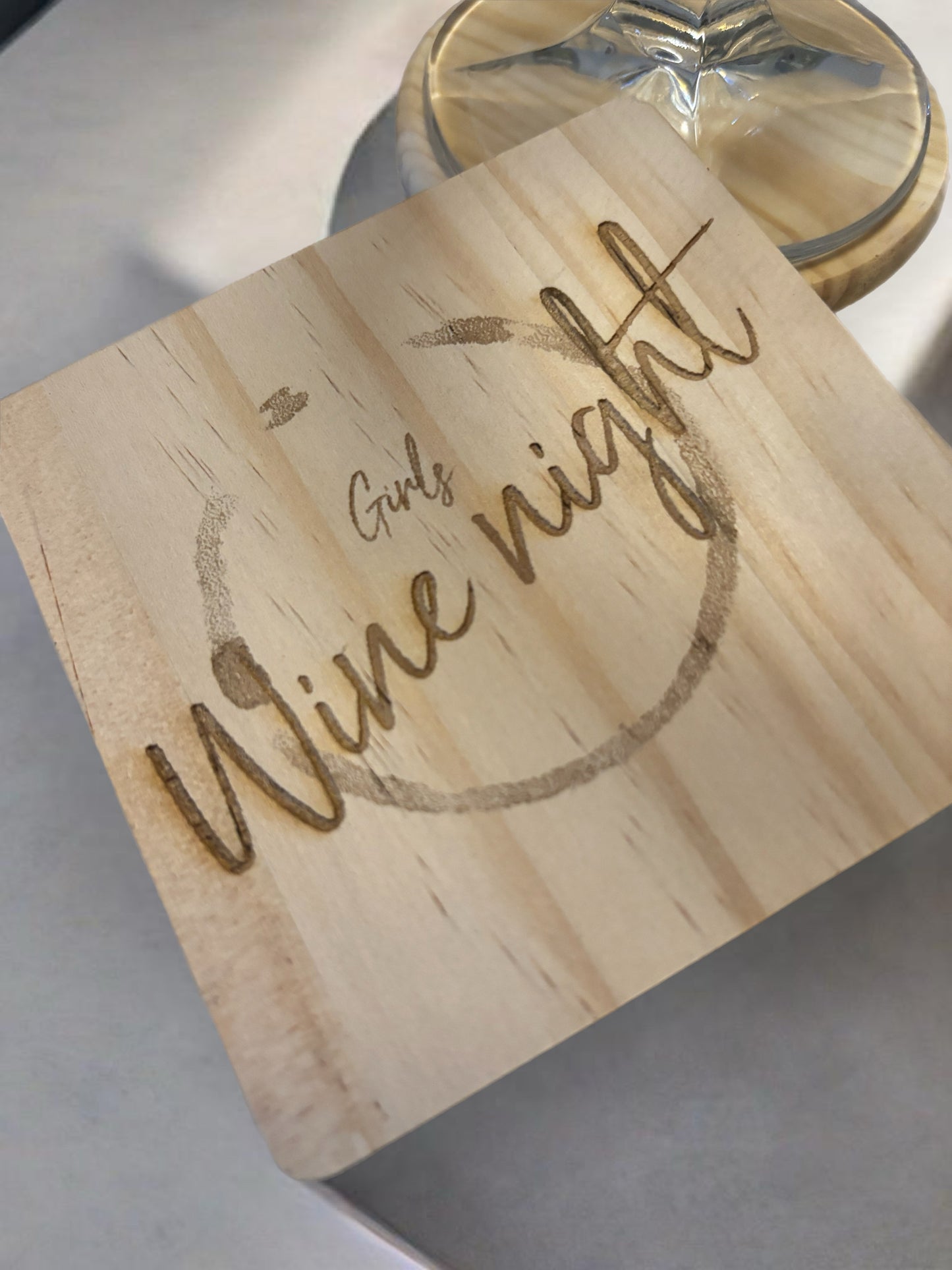 Girls Wine Night coaster
